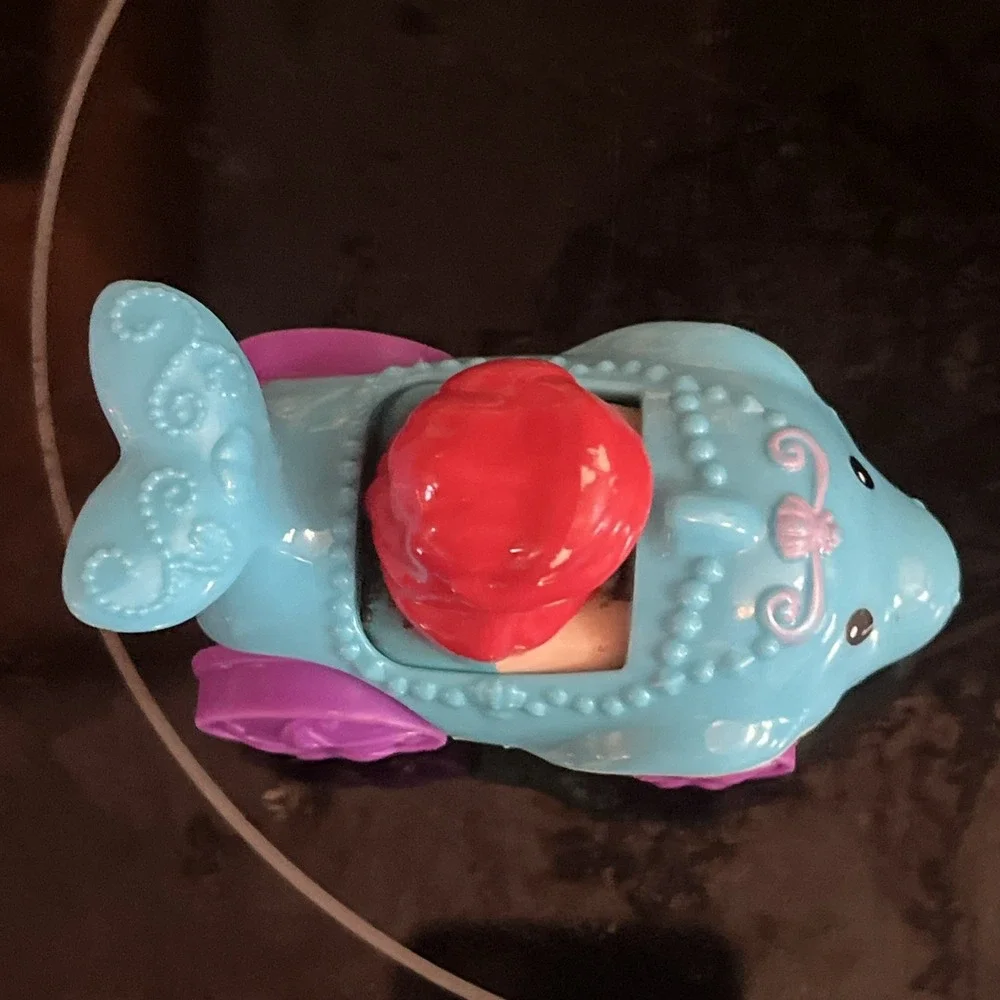 Fisher Price Little People Disney Princess Ariel Little Mermaid Wheelies Car